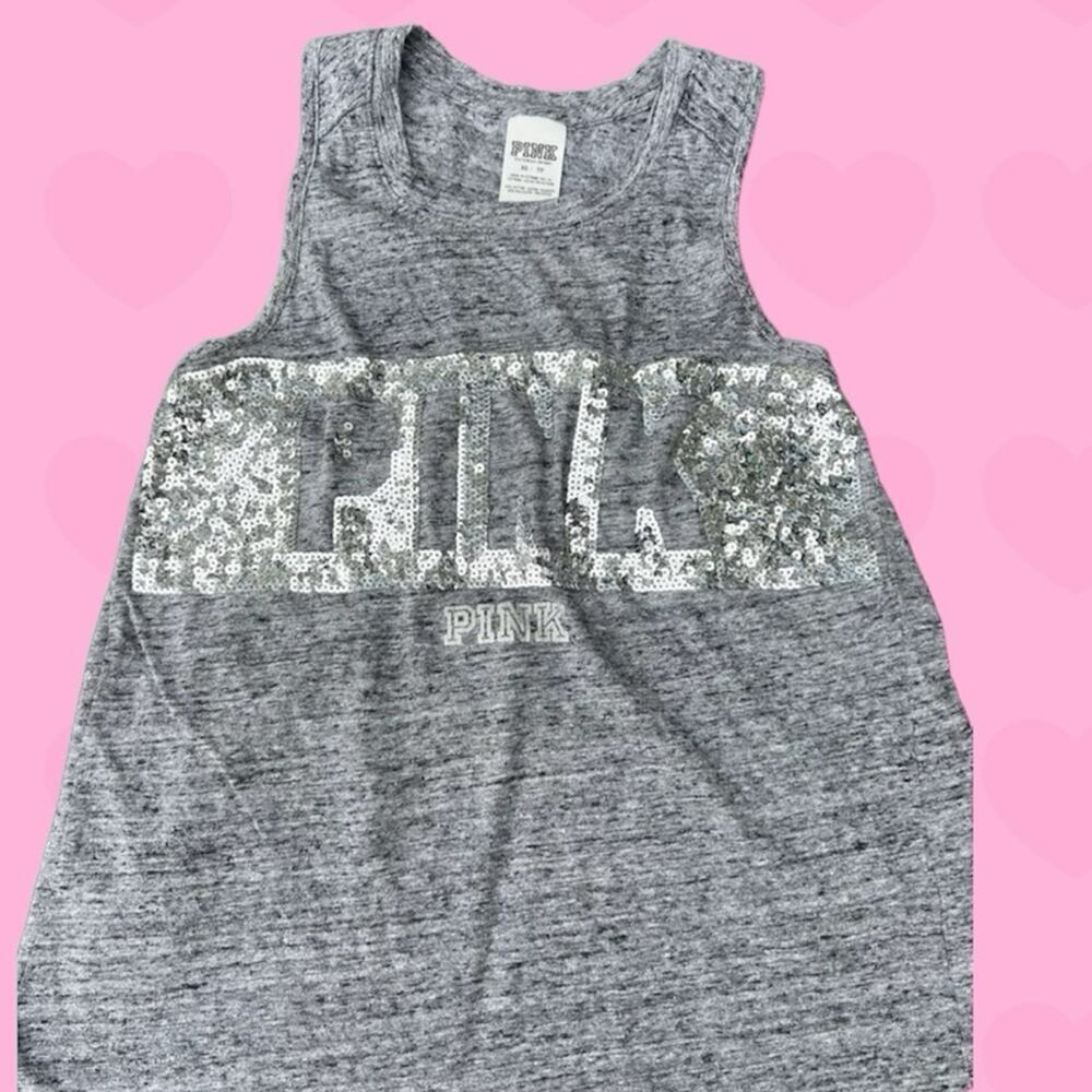 PINK by Victorias Secret, tank top, women's size XS, racerback, wrap back